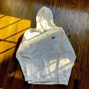 Nike men’s white hoodie